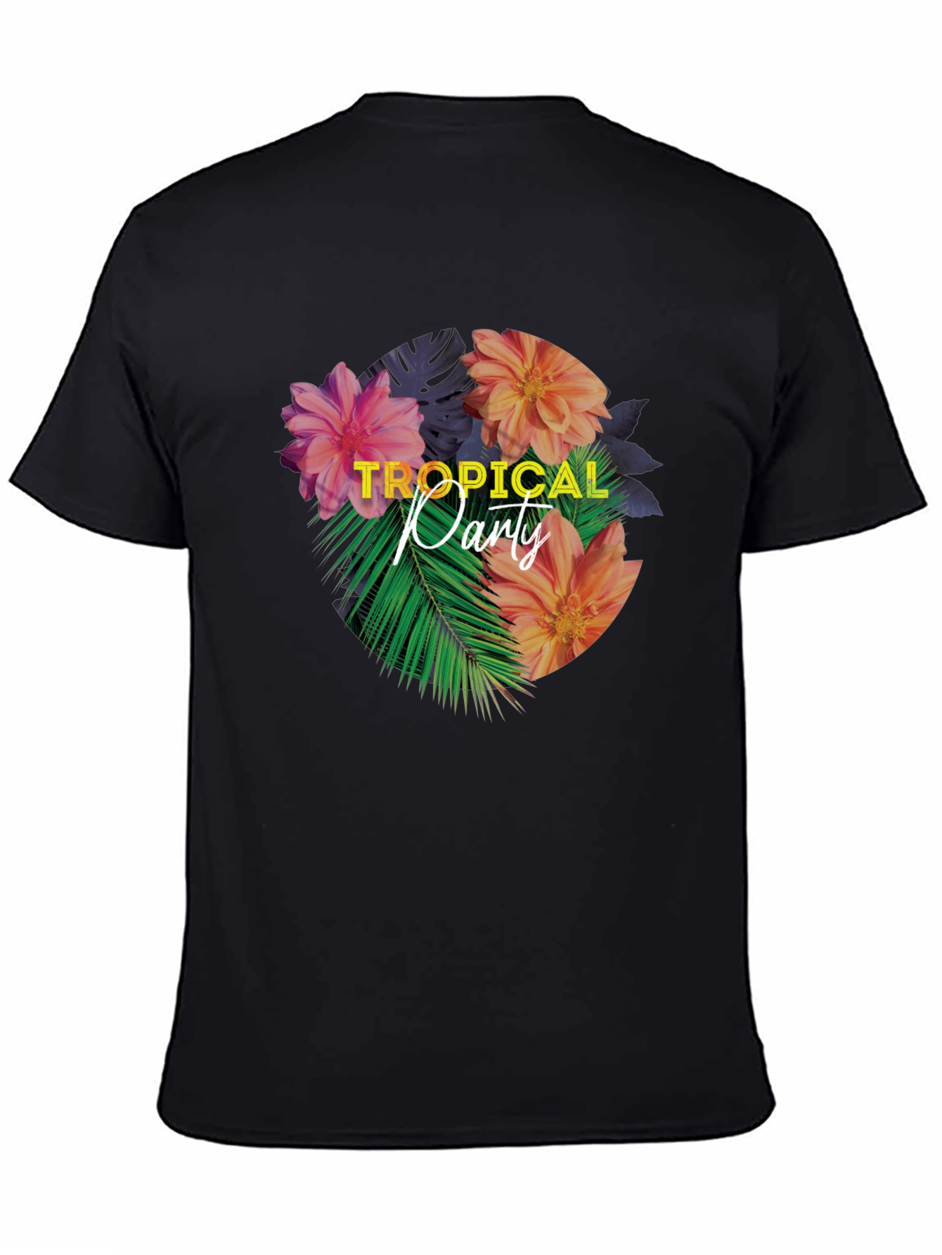 Tropical Party Floral Graphic T-Shirt
