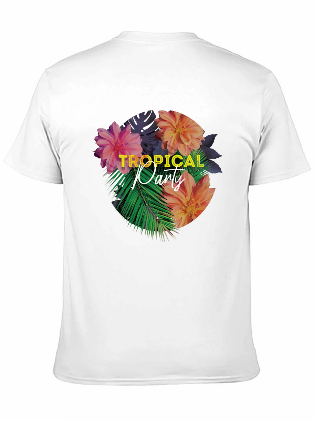 Tropical Party Floral Graphic T-Shirt
