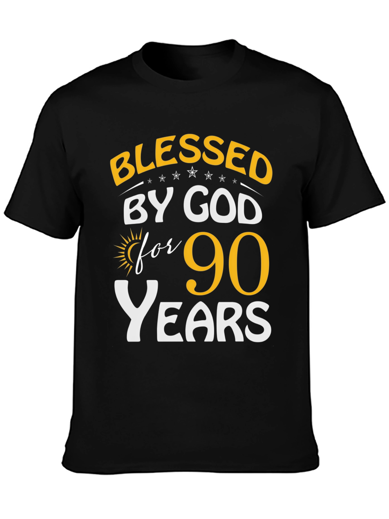 Blessed by God 90 Years T-Shirt