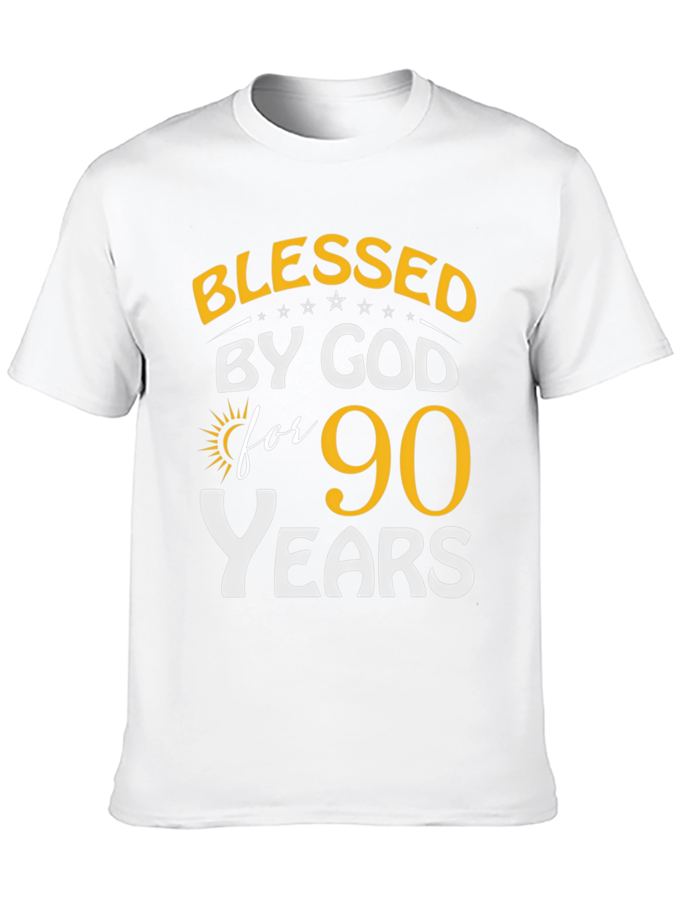 Blessed by God 90 Years T-Shirt