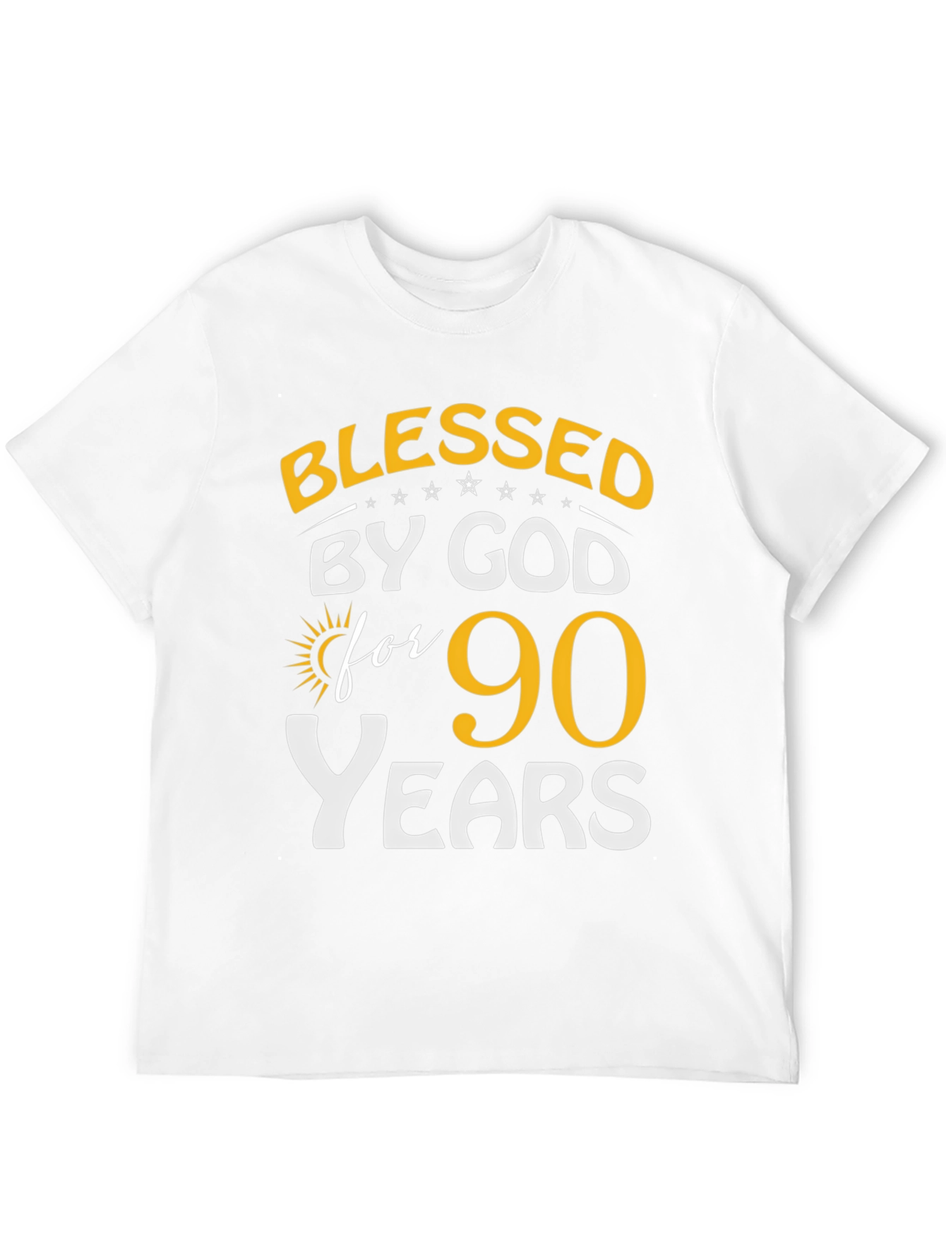 Blessed by God 90 Years T-Shirt