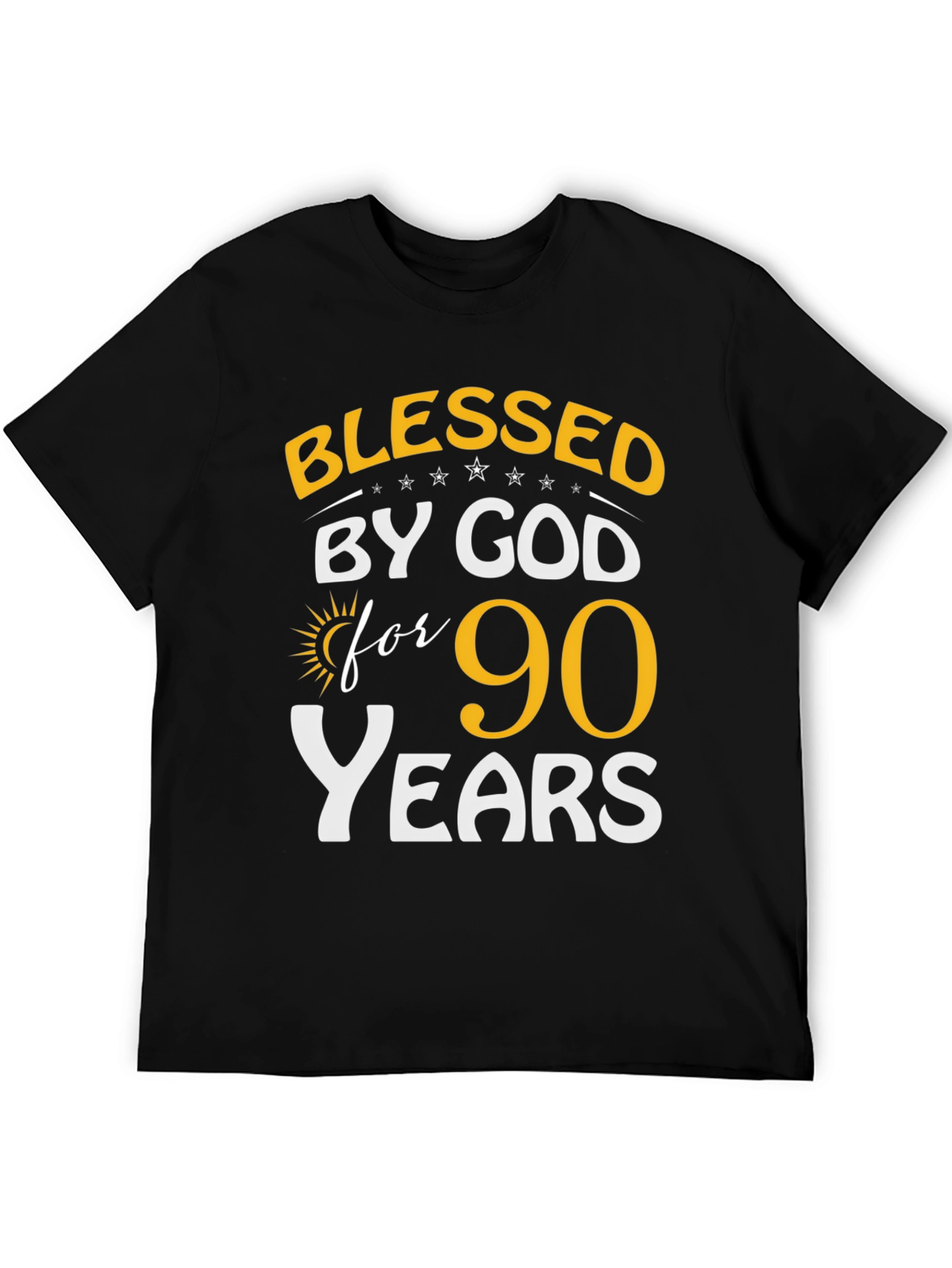 Blessed by God 90 Years T-Shirt