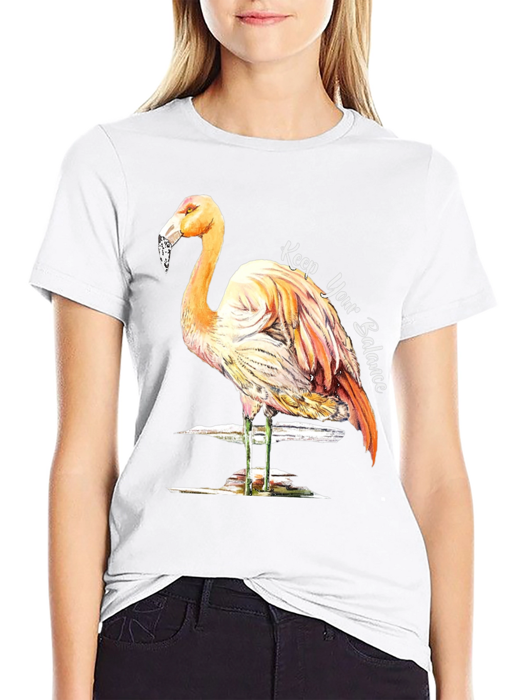 Balance Flamingo Graphic Tee
