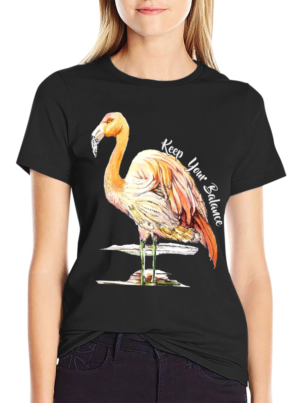 Balance Flamingo Graphic Tee