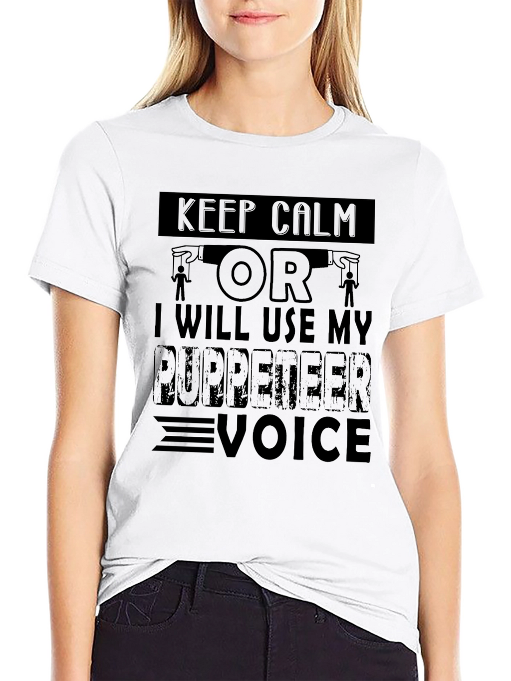 Keep Calm Puppeteer Voice T-Shirt