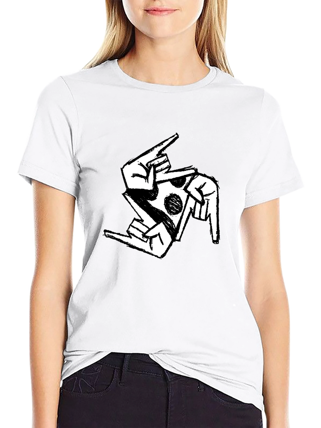 Pizza Hand Sign Graphic Tee