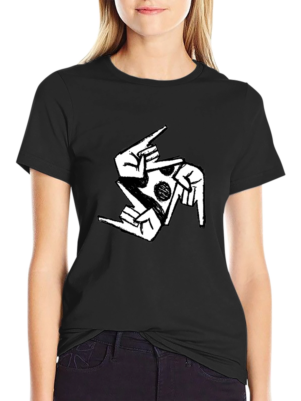 Pizza Hand Sign Graphic Tee