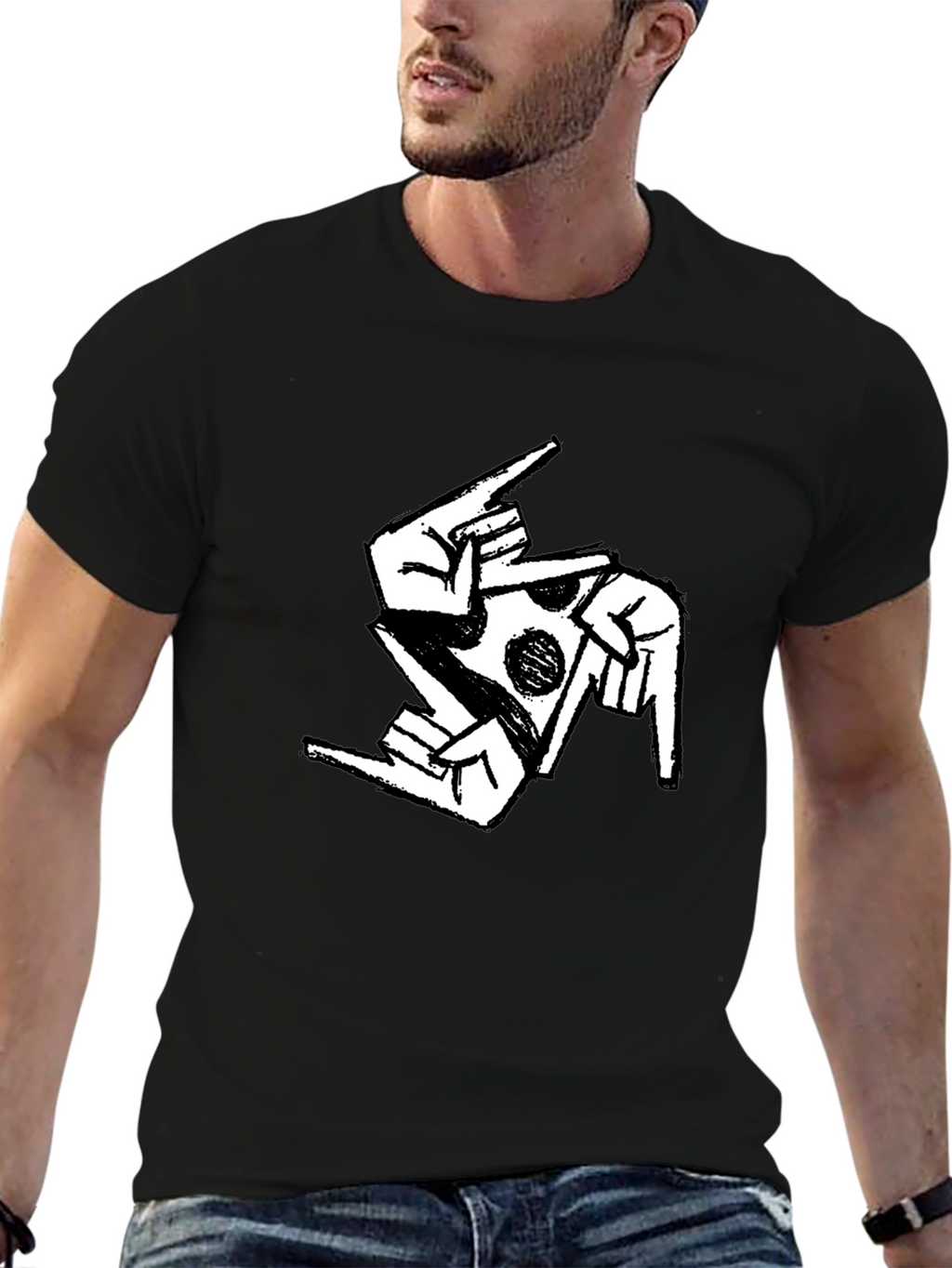 Pizza Hand Sign Graphic Tee