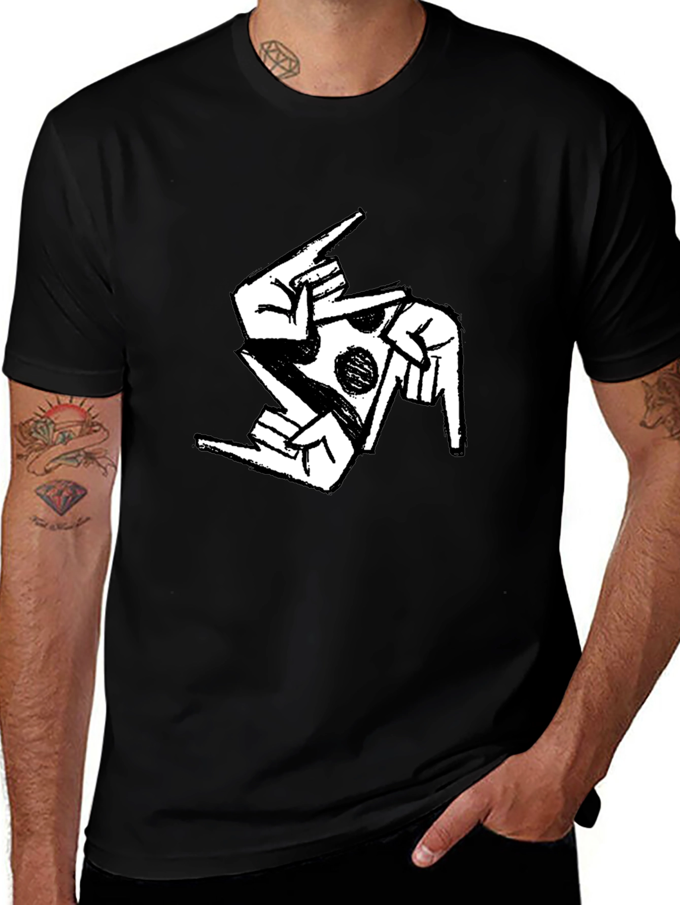 Pizza Hand Sign Graphic Tee