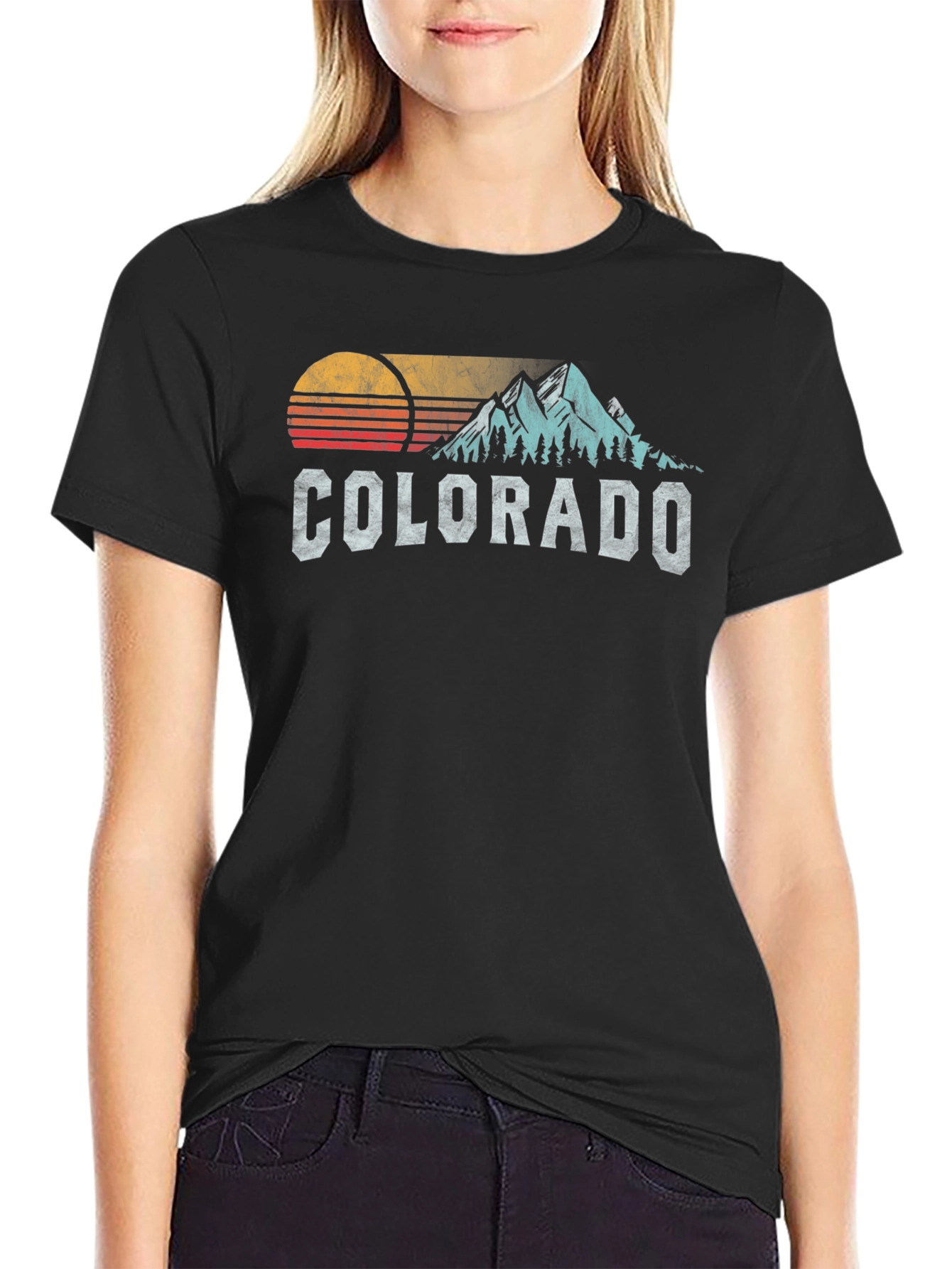 Colorado Retro Mountain T-Shirt