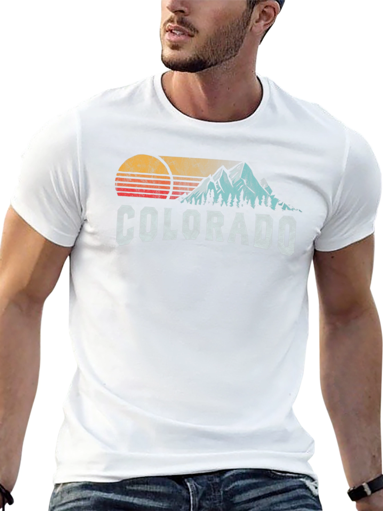 Colorado Retro Mountain T-Shirt