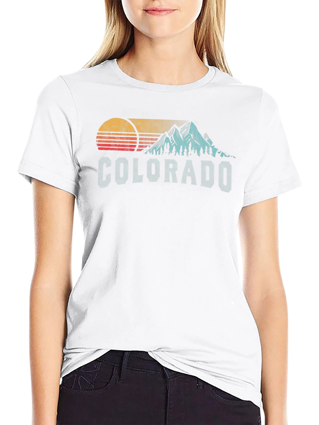 Colorado Retro Mountain T-Shirt