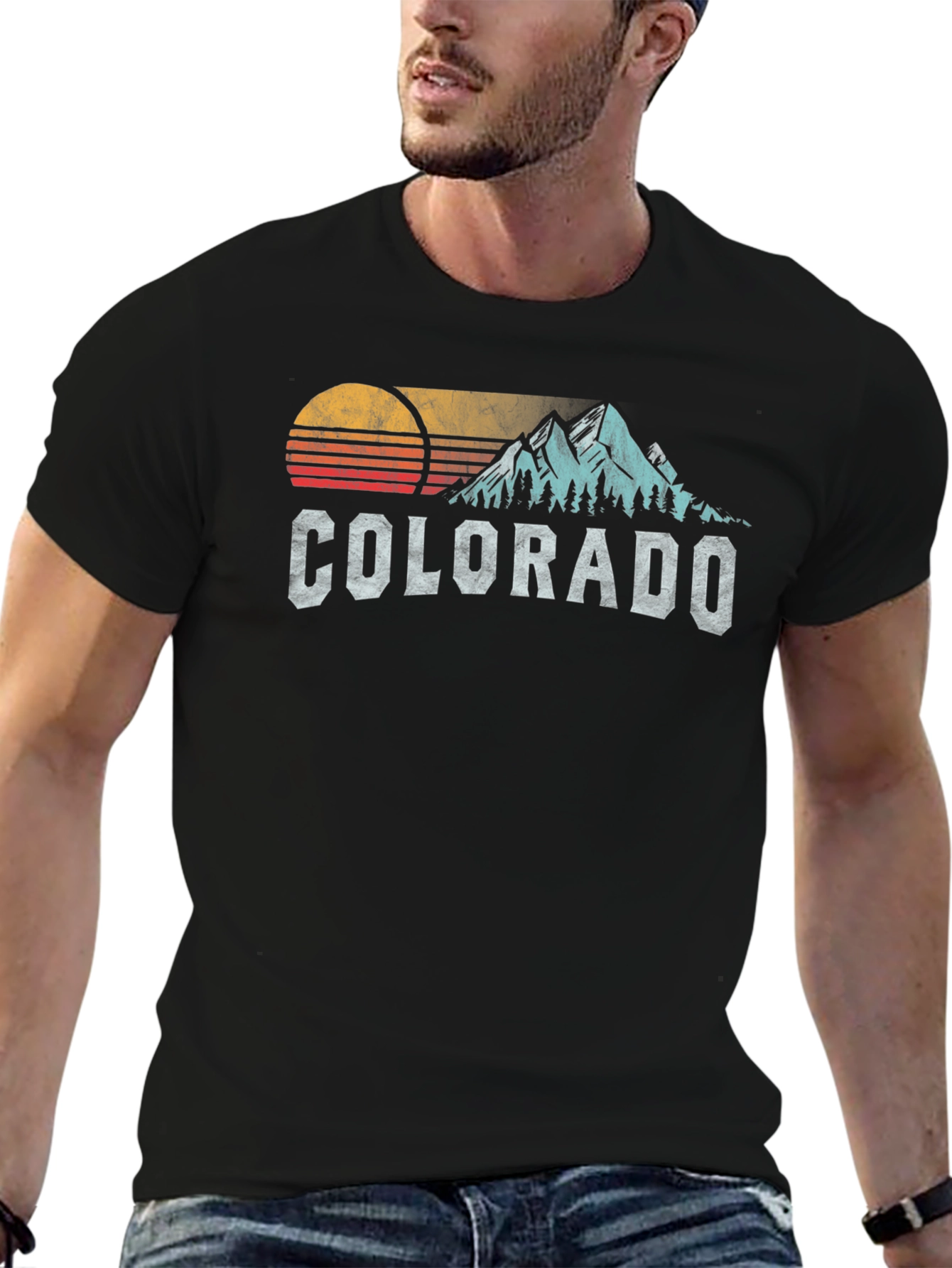 Colorado Retro Mountain T-Shirt