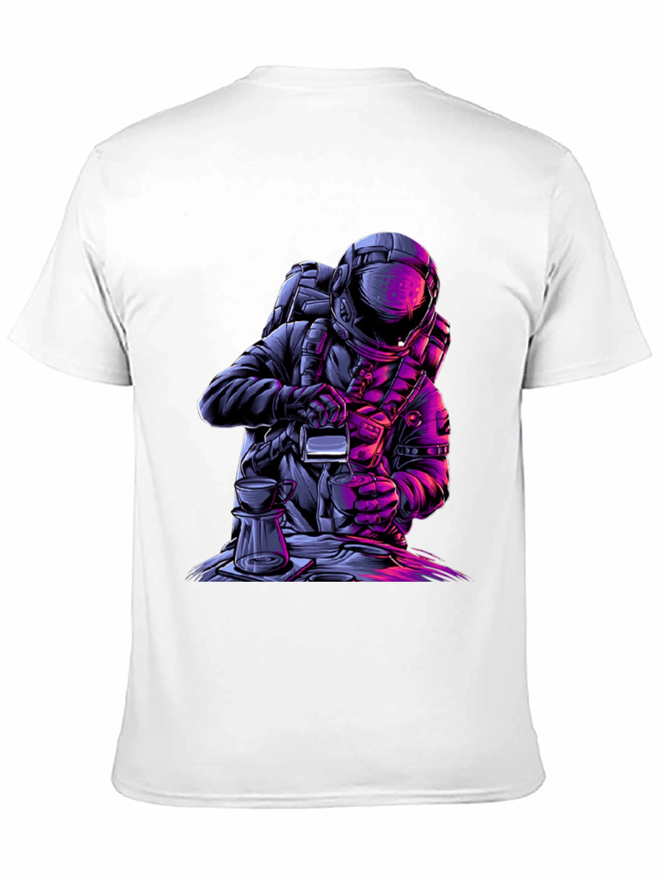 Astronaut Coffee Graphic Tee - Brew in Space