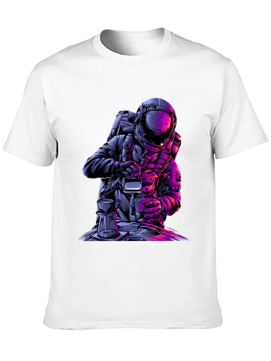 Astronaut Coffee Graphic Tee - Brew in Space