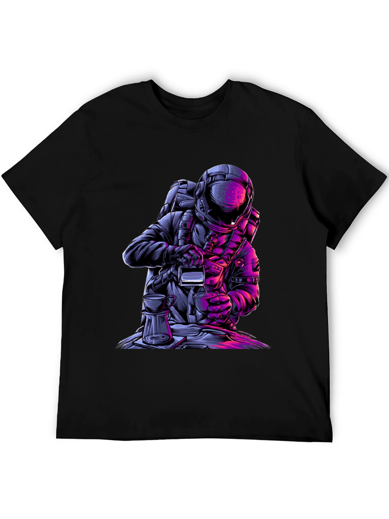 Astronaut Coffee Graphic Tee - Brew in Space