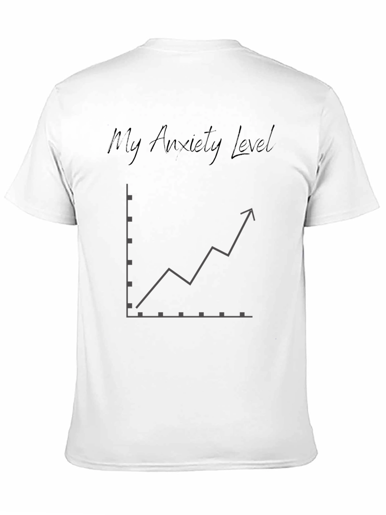 Anxiety Level Graphic Tee - Funny Humor T-Shirt