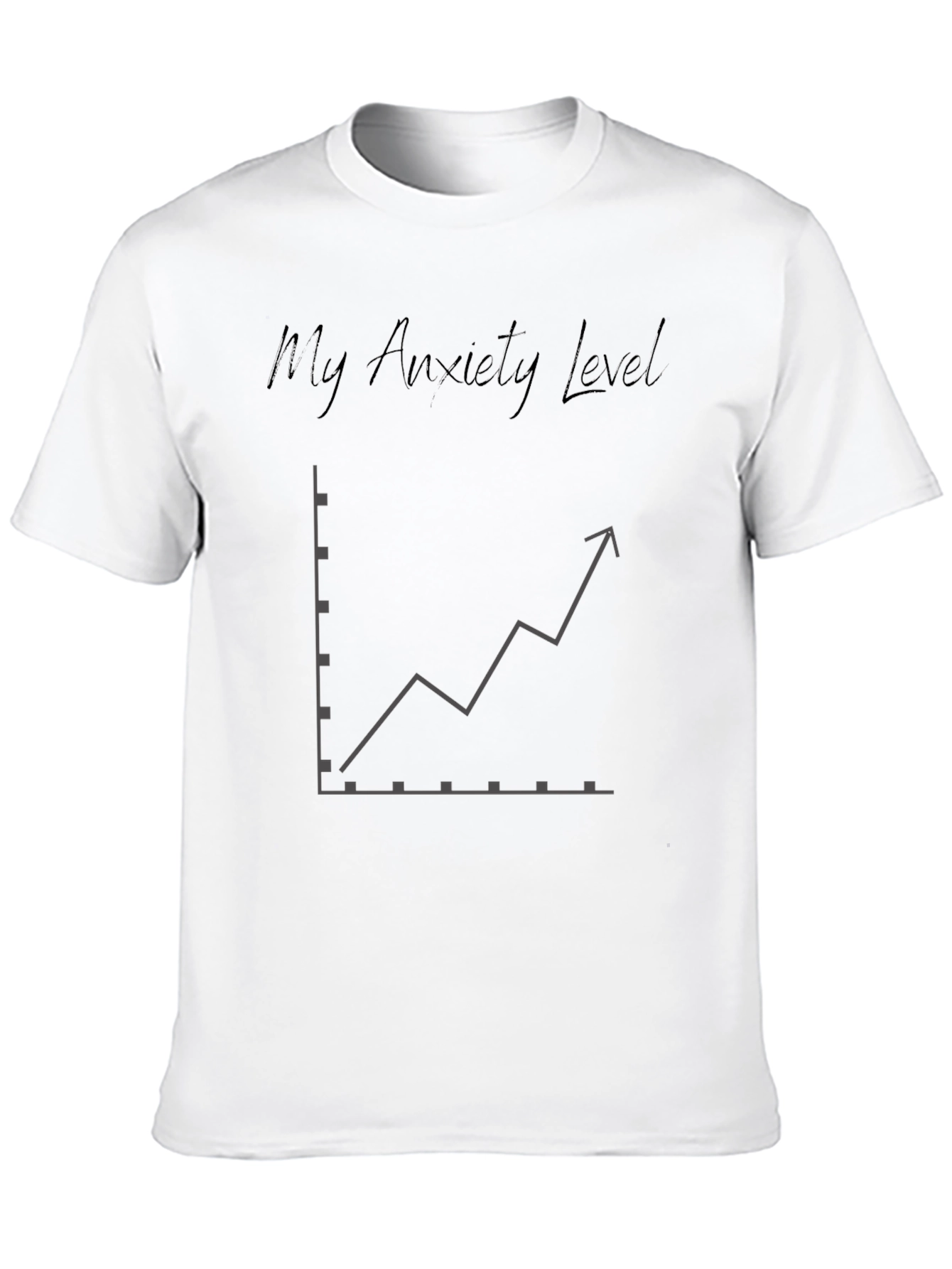 Anxiety Level Graphic Tee - Funny Humor T-Shirt