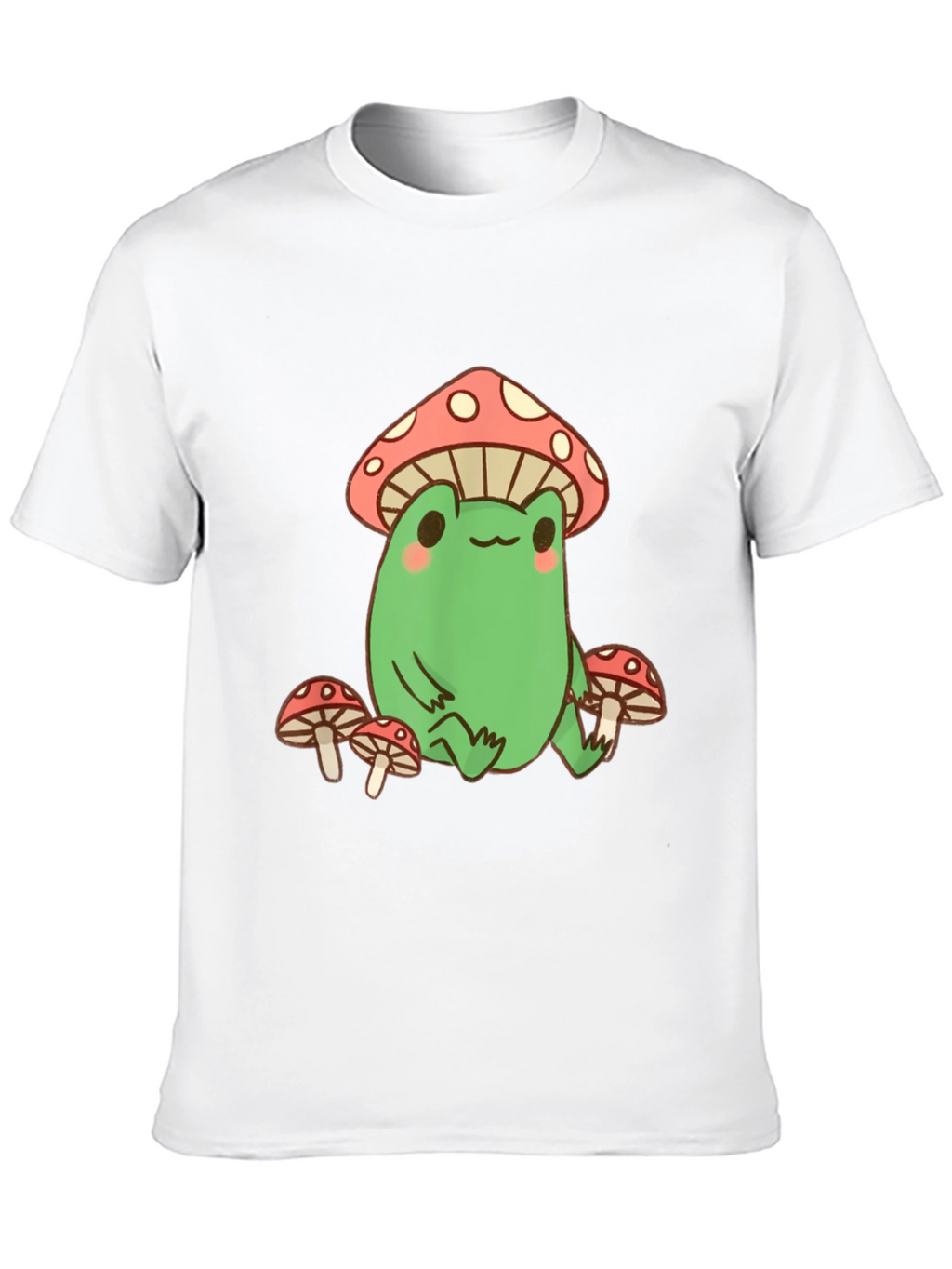 Frog Mushroom T-Shirt - Black
