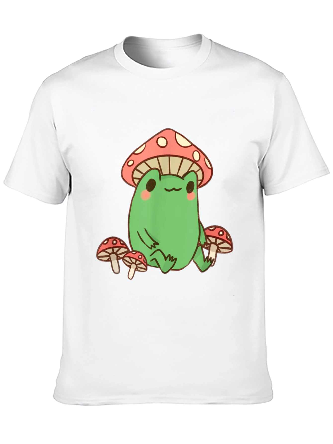 Frog Mushroom T-Shirt - Black