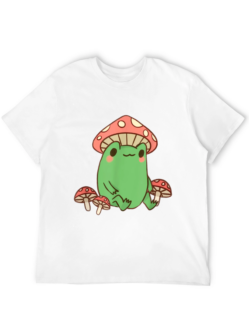 Frog Mushroom T-Shirt - Black