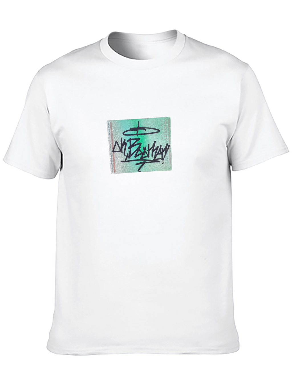Graphic Tee - Black Crew Neck T-Shirt