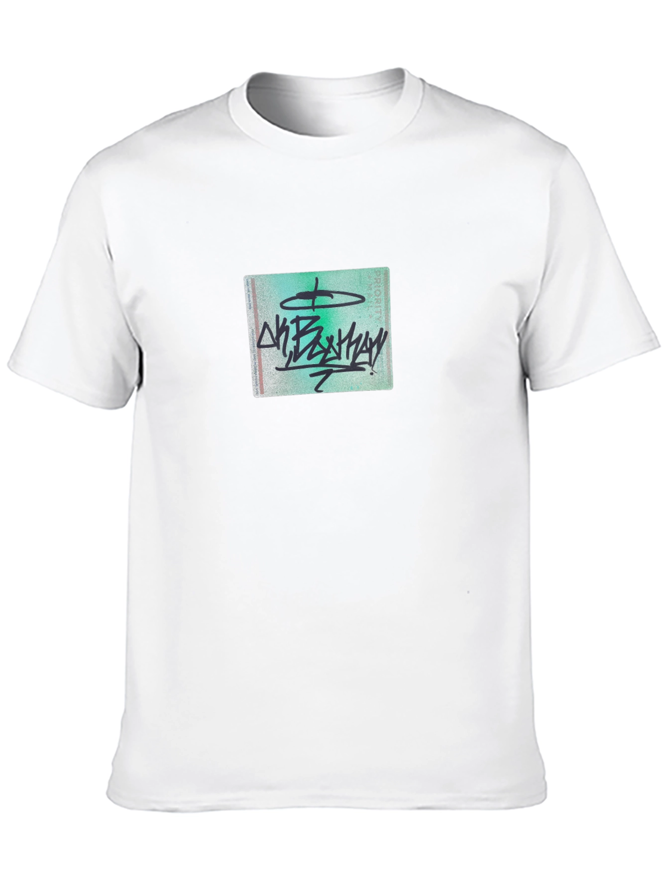 Graphic Tee - Black Crew Neck T-Shirt