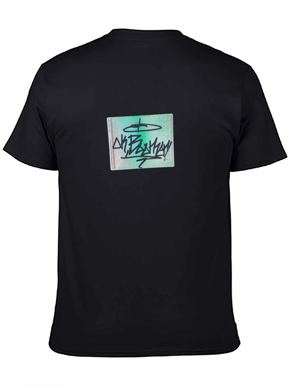 Graphic Tee - Black Crew Neck T-Shirt