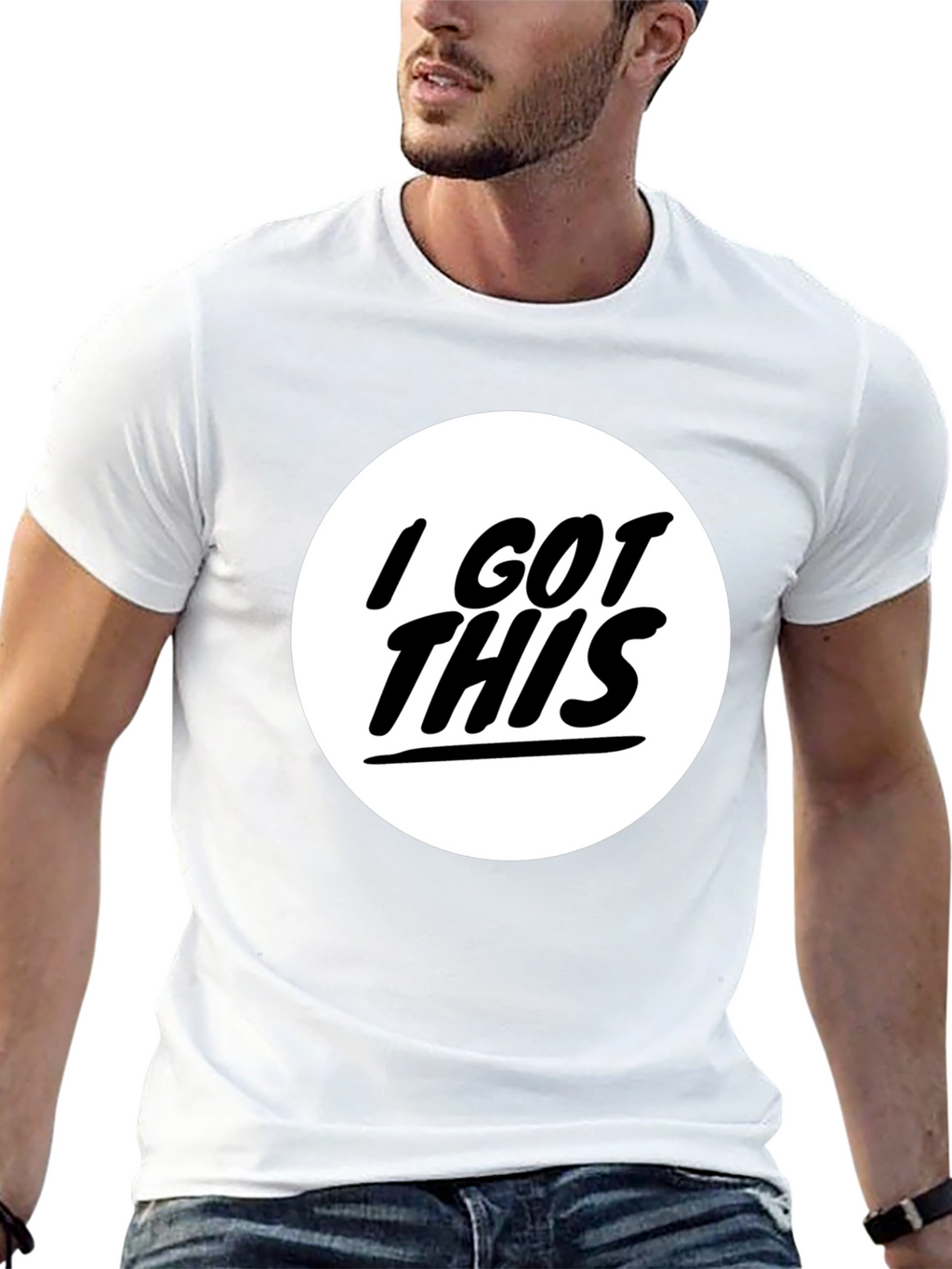 I GOT THIS T-Shirt - Graphic Tee Black Cotton