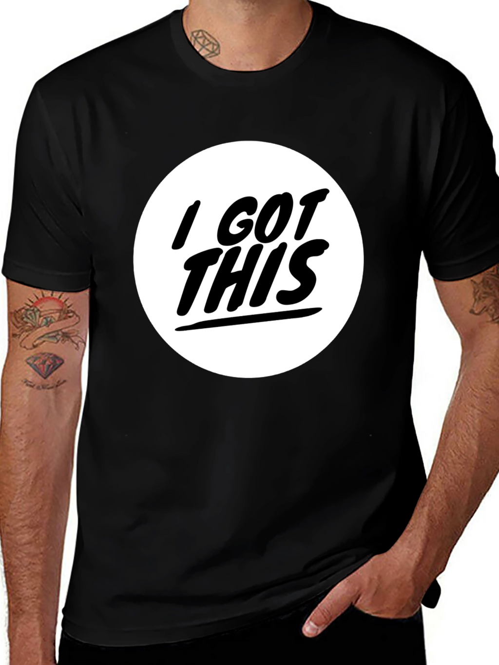 I GOT THIS T-Shirt - Graphic Tee Black Cotton