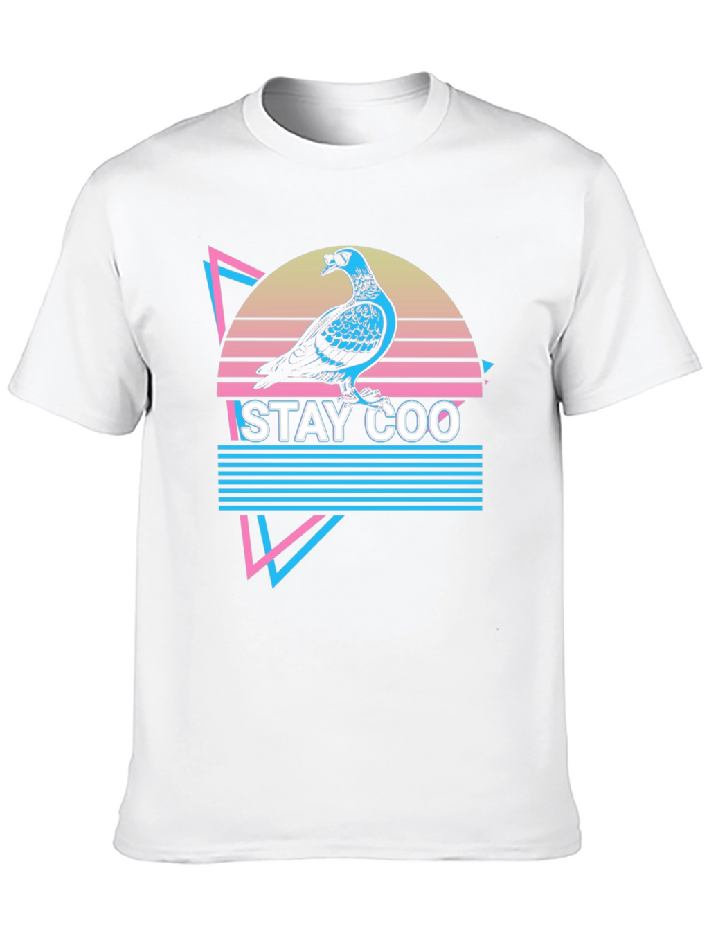 Stay Coo Pigeon T-Shirt - Retro Style Graphic Tee