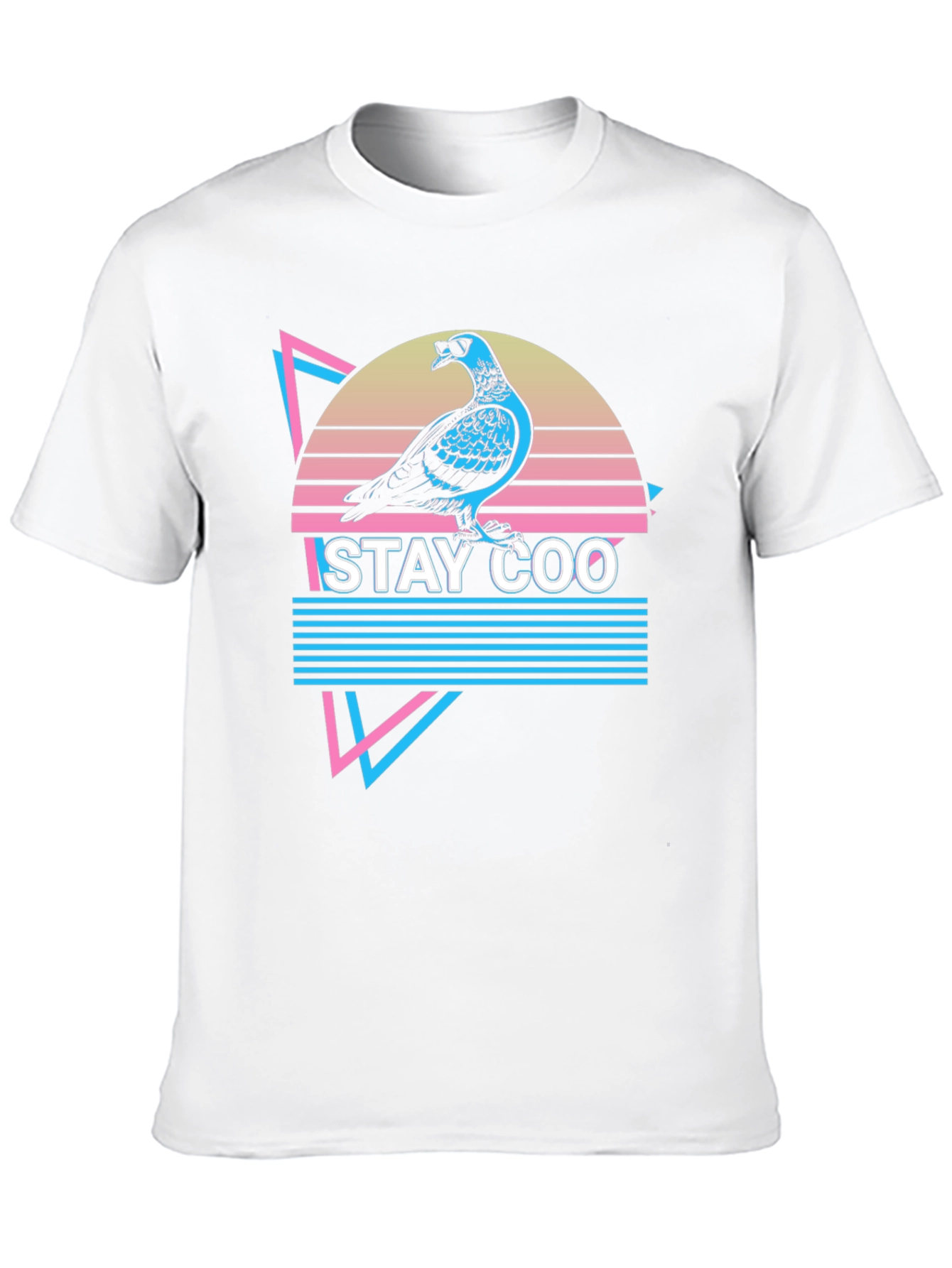 Stay Coo Pigeon T-Shirt - Retro Style Graphic Tee