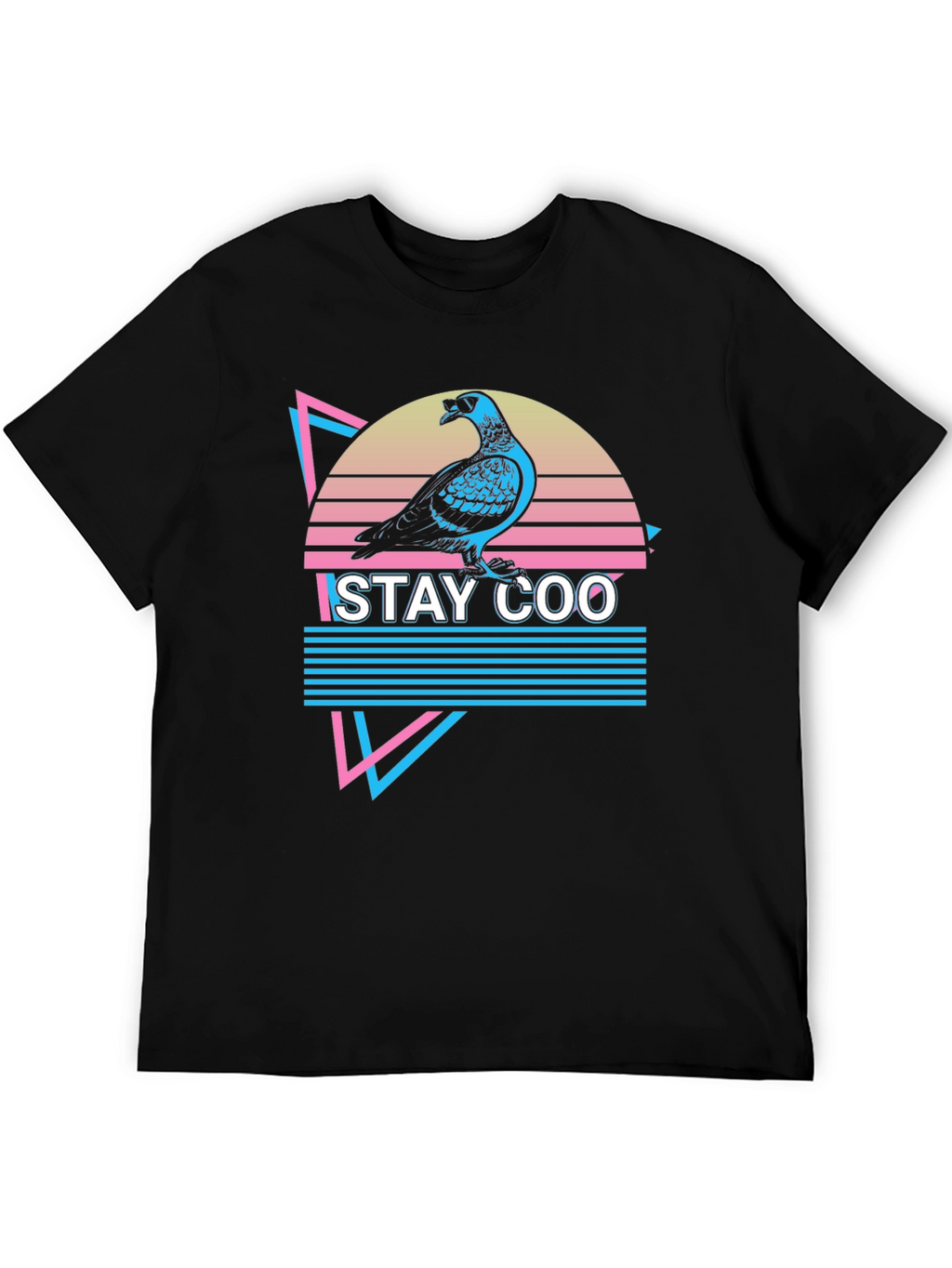 Stay Coo Pigeon T-Shirt - Retro Style Graphic Tee