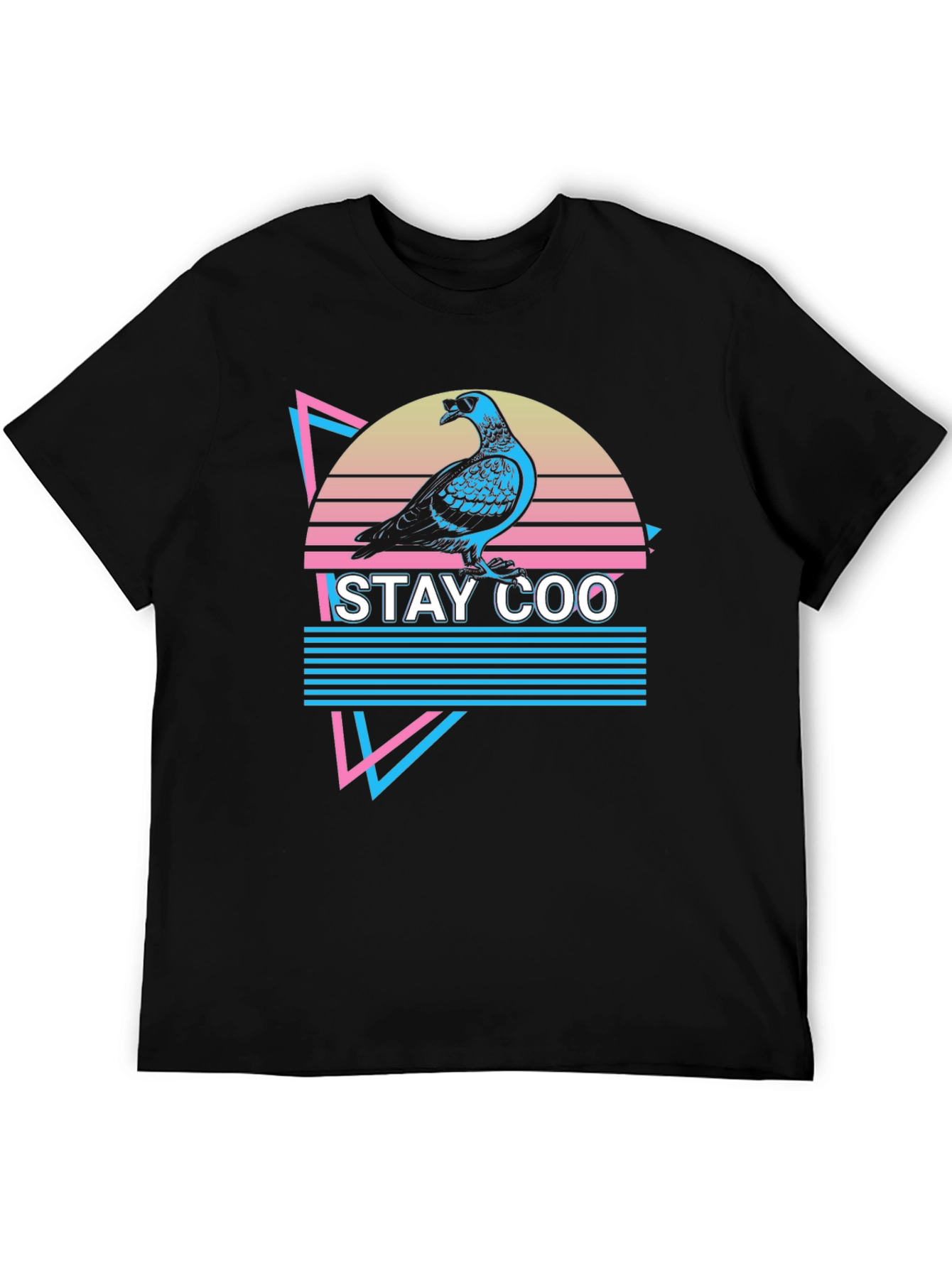 Stay Coo Pigeon T-Shirt - Retro Style Graphic Tee