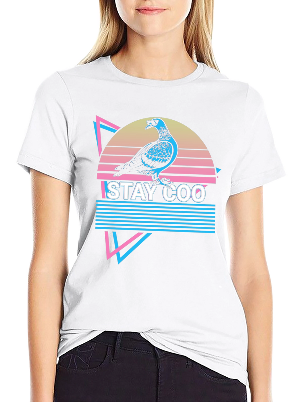Stay Coo Pigeon T-Shirt - Retro Style Graphic Tee