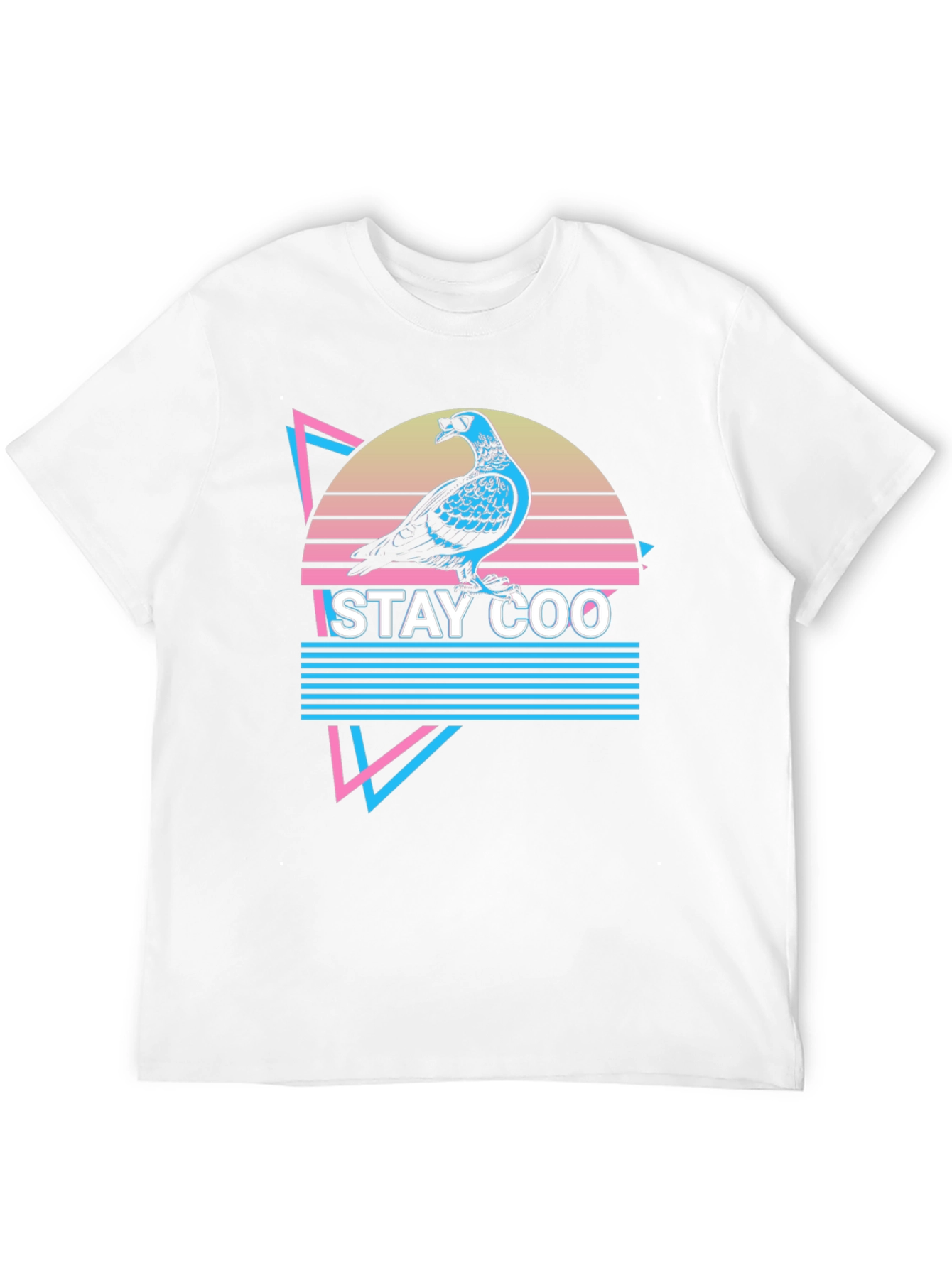 Stay Coo Pigeon T-Shirt - Retro Style Graphic Tee
