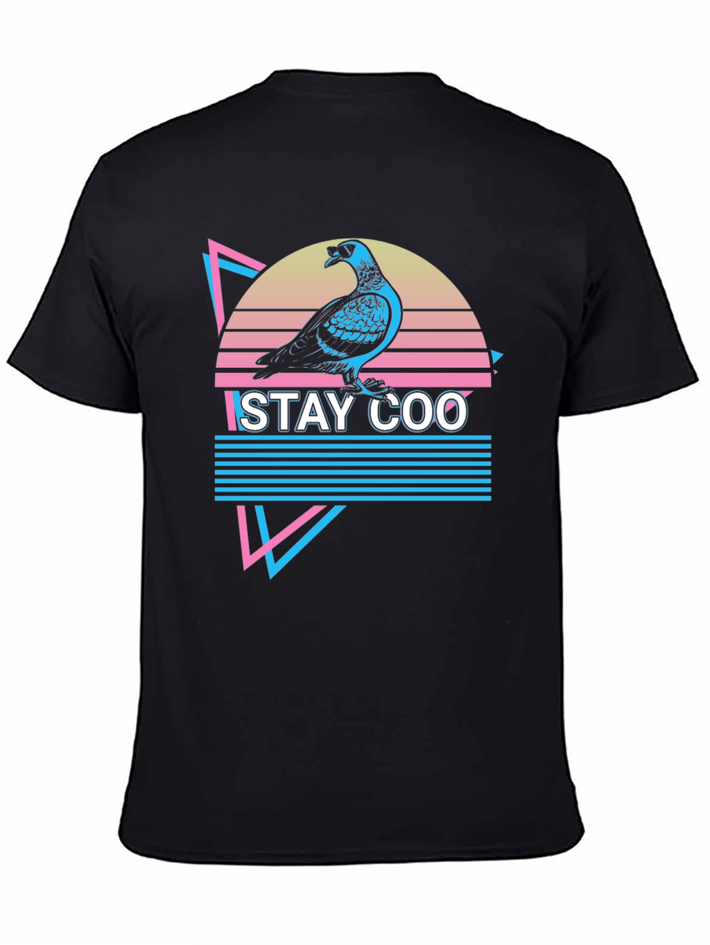 Stay Coo Pigeon T-Shirt - Retro Style Graphic Tee