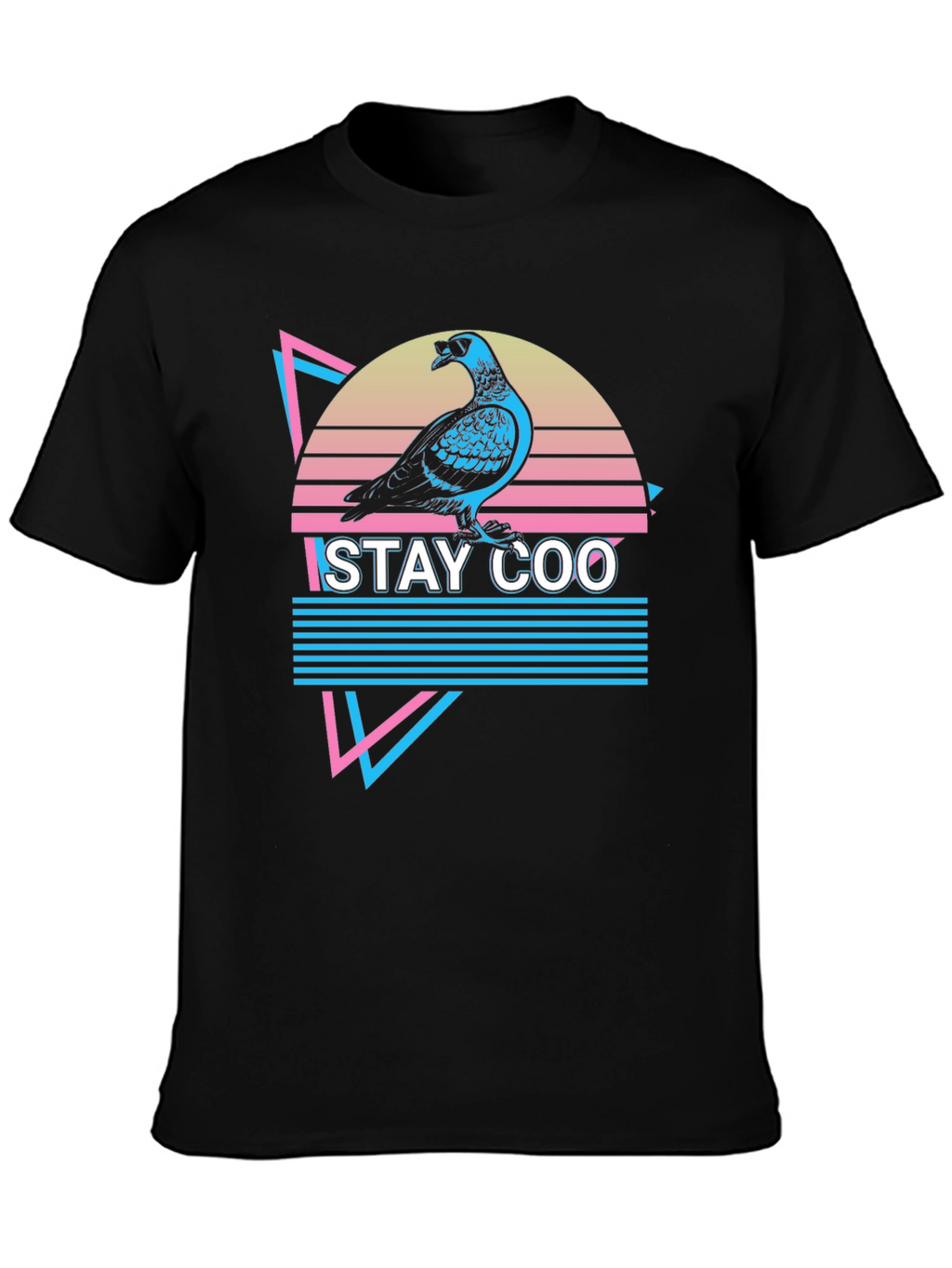 Stay Coo Pigeon T-Shirt - Retro Style Graphic Tee