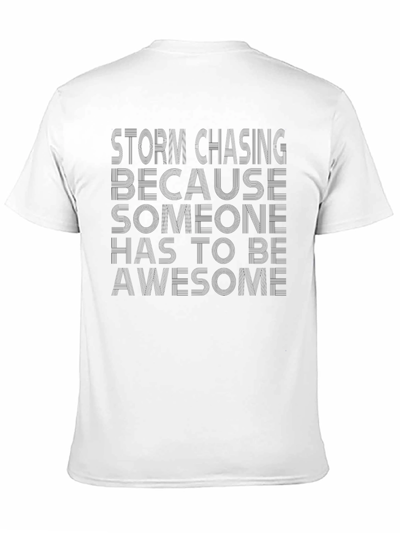 Storm Chasing Awesome Graphic Tee - Mens Black T-Shirt