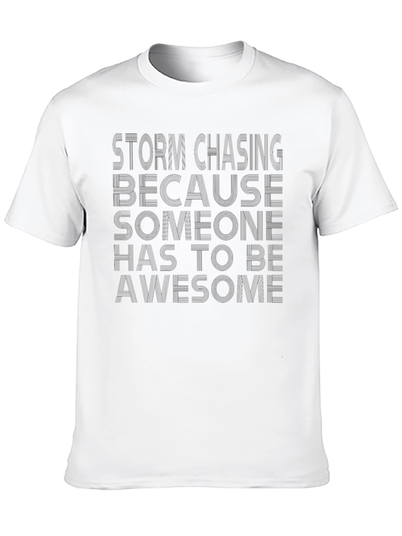 Storm Chasing Awesome Graphic Tee - Mens Black T-Shirt