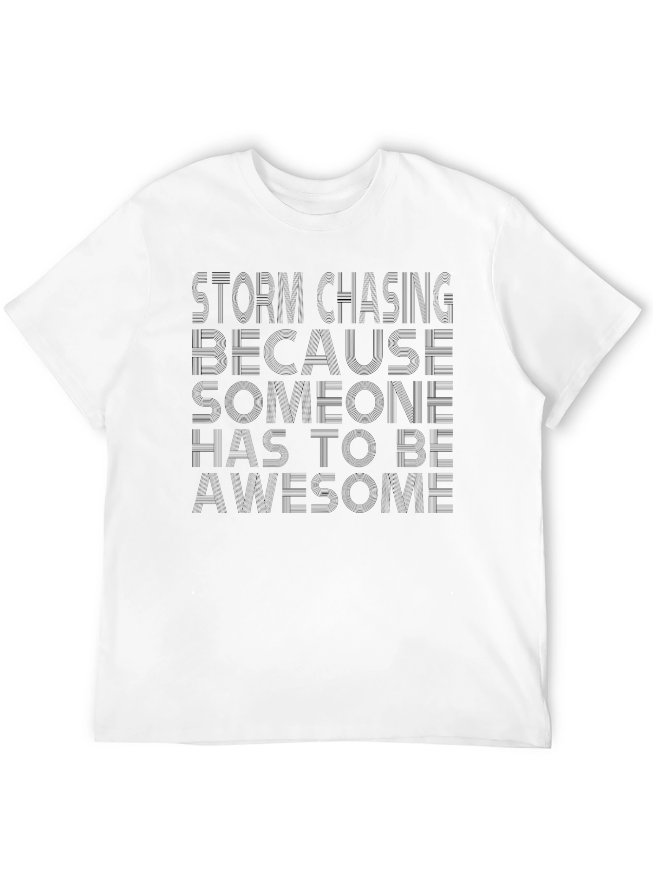 Storm Chasing Awesome Graphic Tee - Mens Black T-Shirt