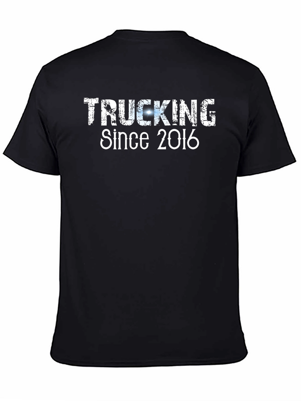 Trucking Since 2016 Black T-Shirt