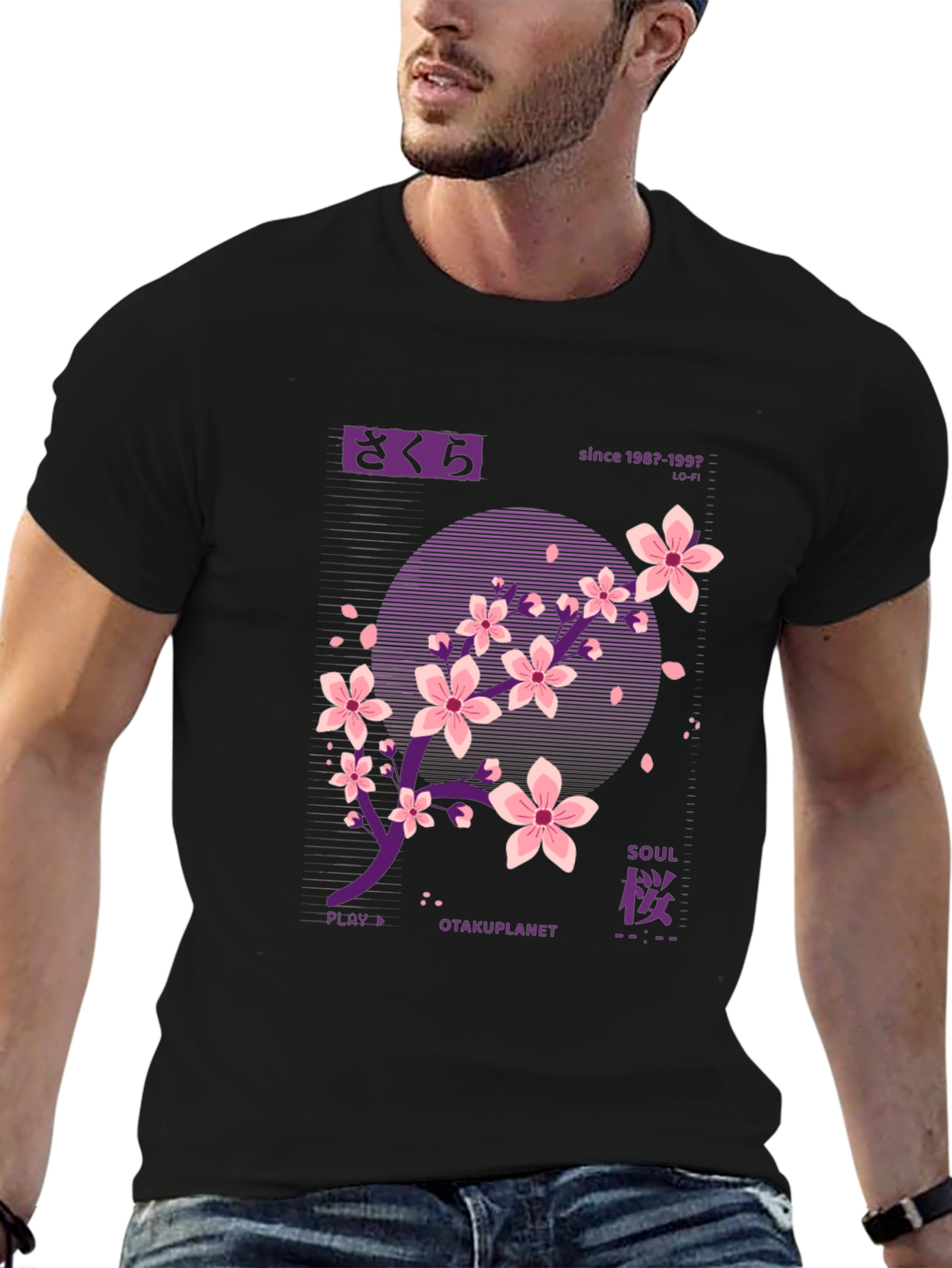 Sakura Otakuplanet T-Shirt - Black Anime Inspired