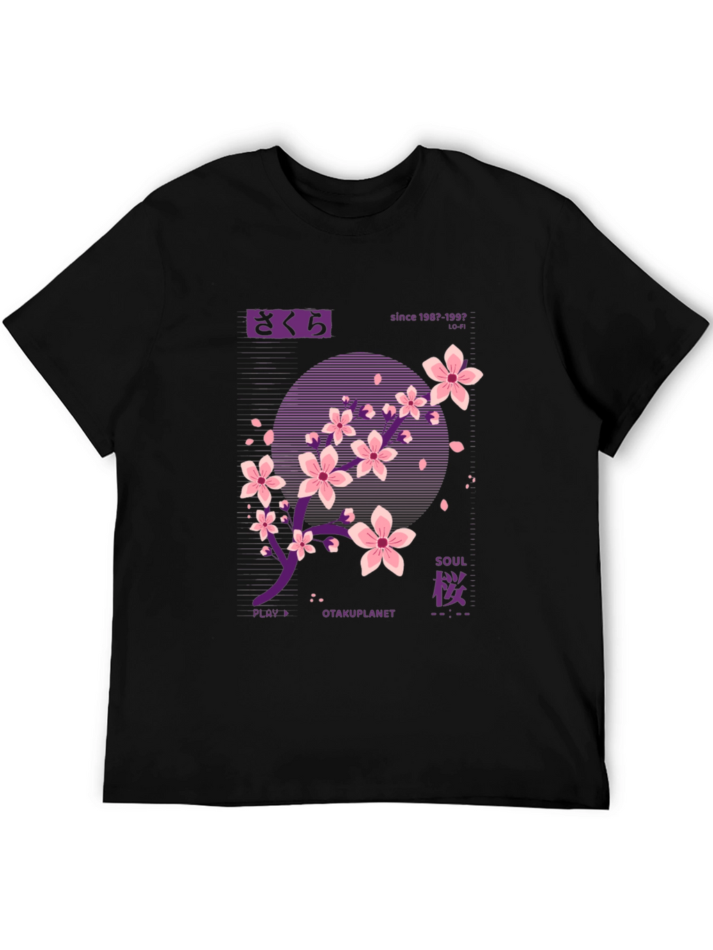 Sakura Otakuplanet T-Shirt - Black Anime Inspired