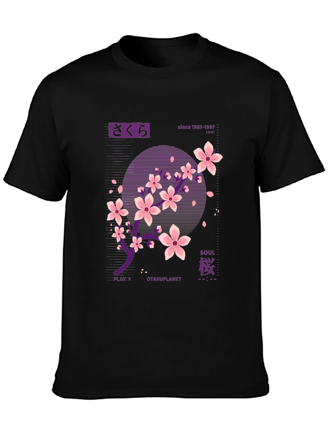 Sakura Otakuplanet T-Shirt - Black Anime Inspired