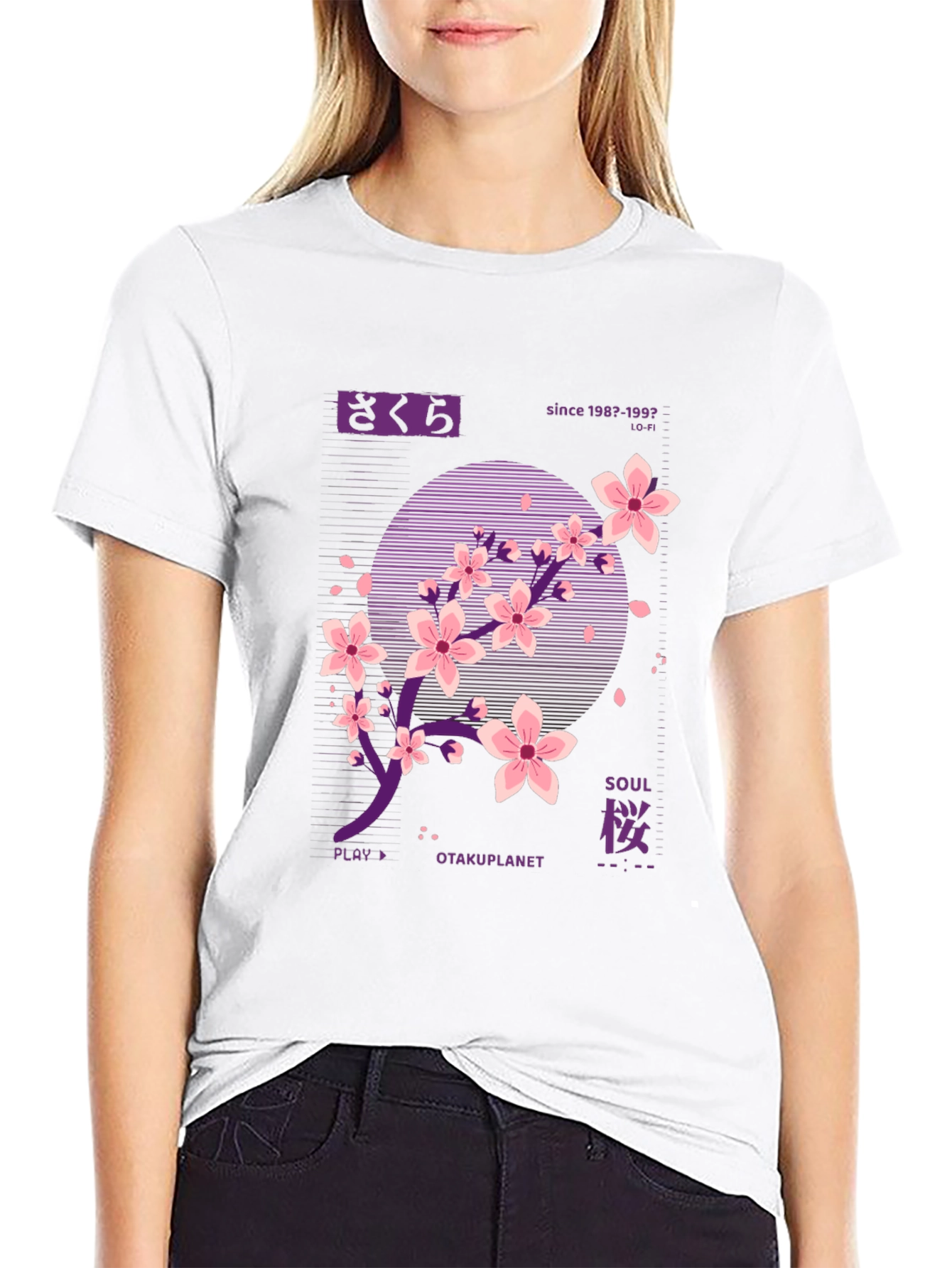 Sakura Otakuplanet T-Shirt - Black Anime Inspired