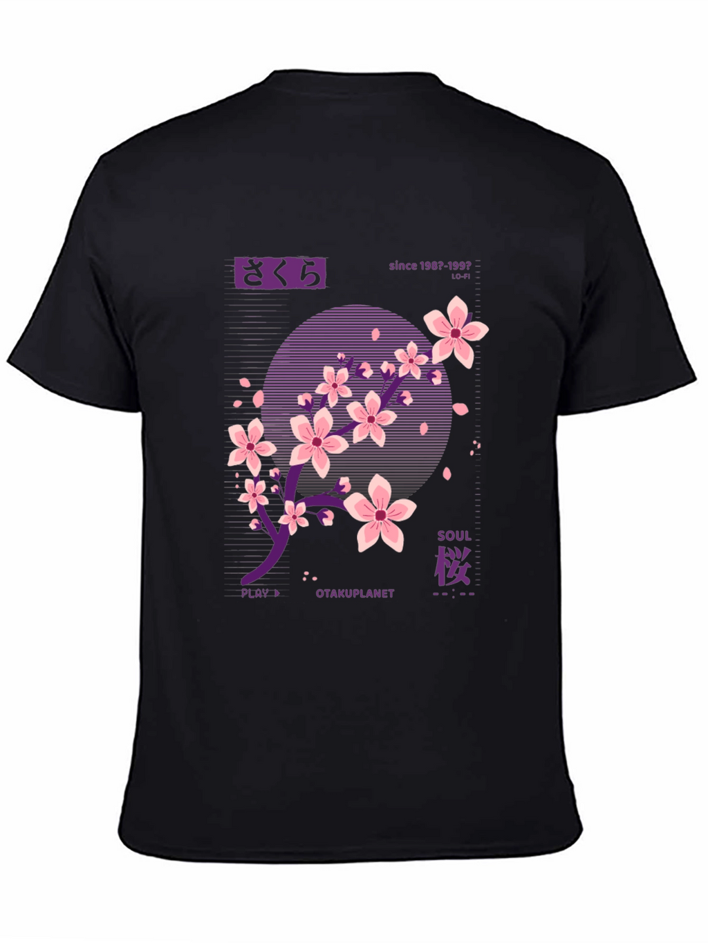 Sakura Otakuplanet T-Shirt - Black Anime Inspired