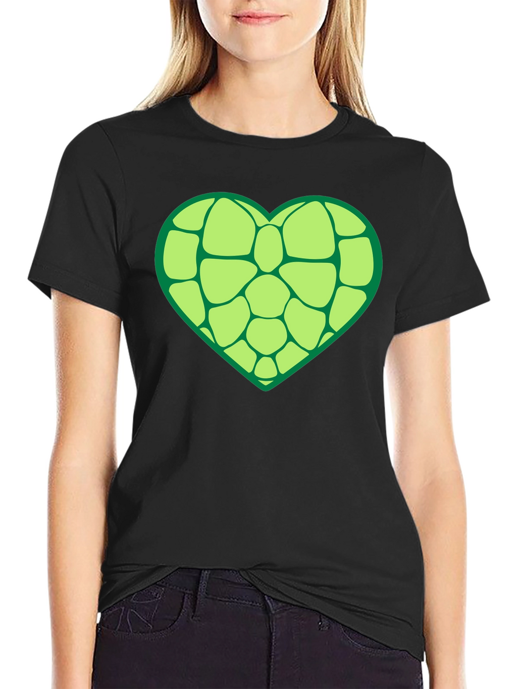 Heart Turtle Shell Graphic Tee