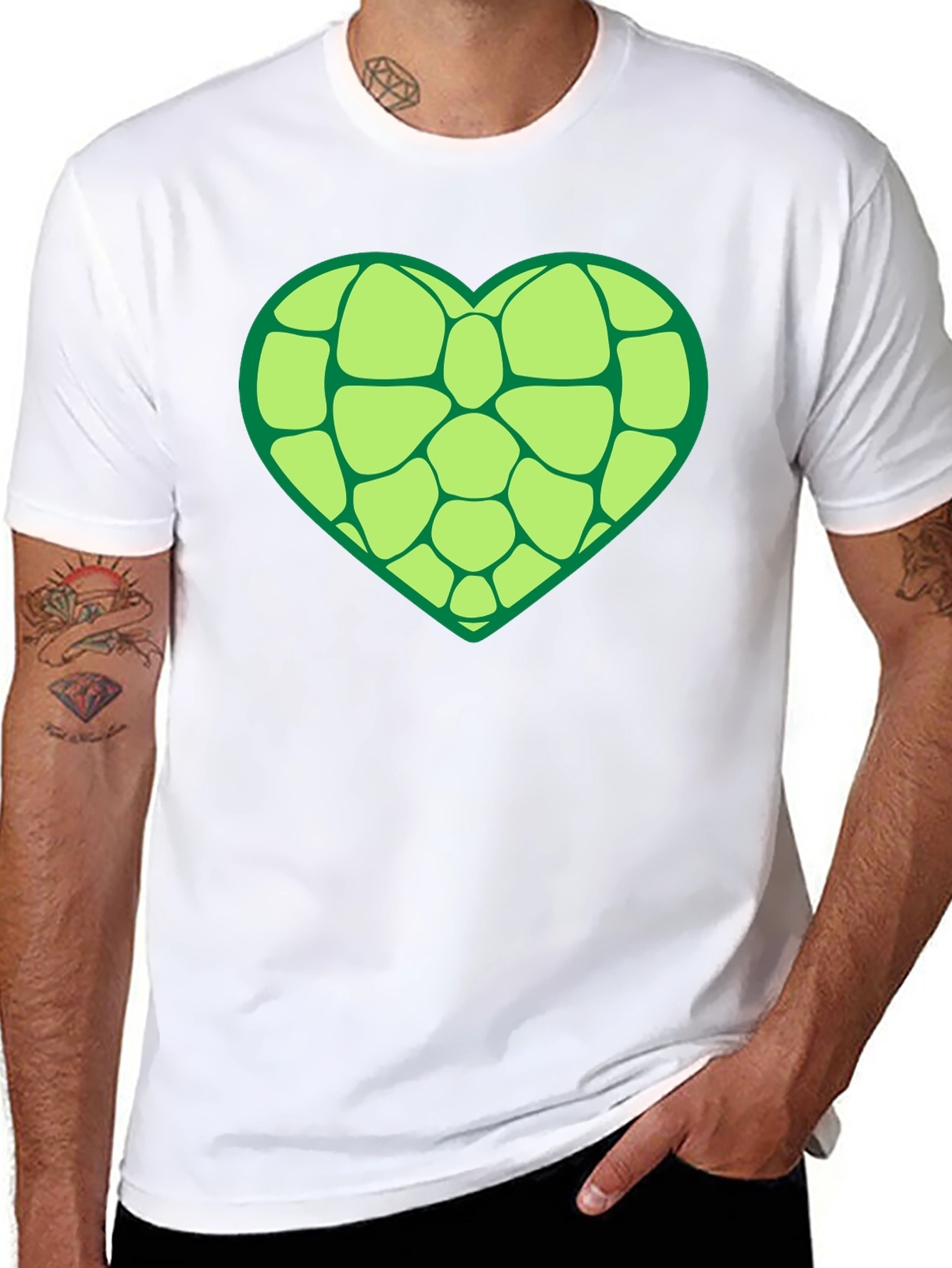 Heart Turtle Shell Graphic Tee