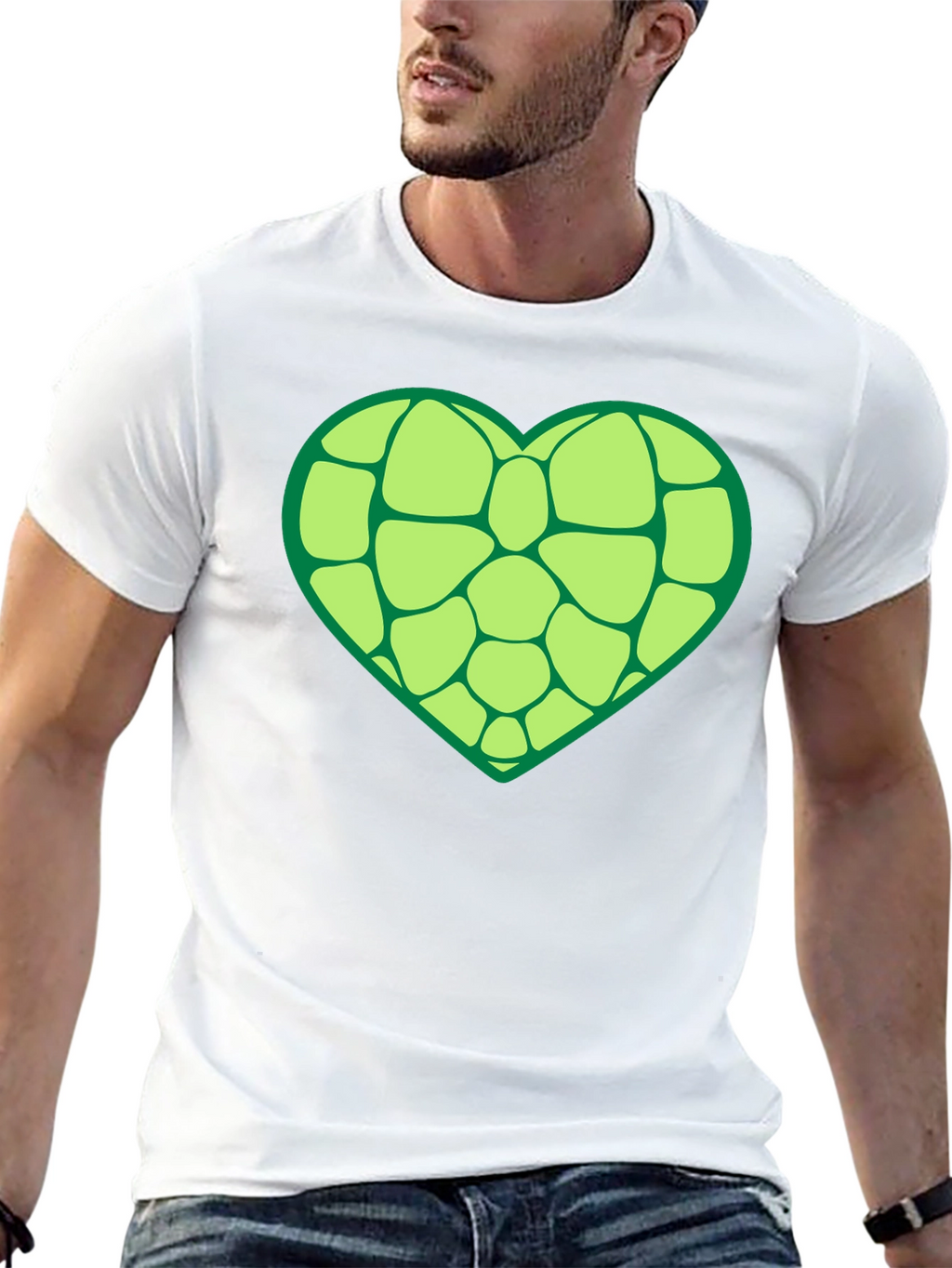 Heart Turtle Shell Graphic Tee